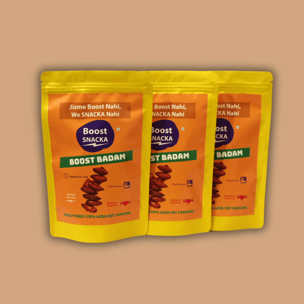 BOOST BADAM – Healthy Roasted Badam Super Saver 3 Combo
