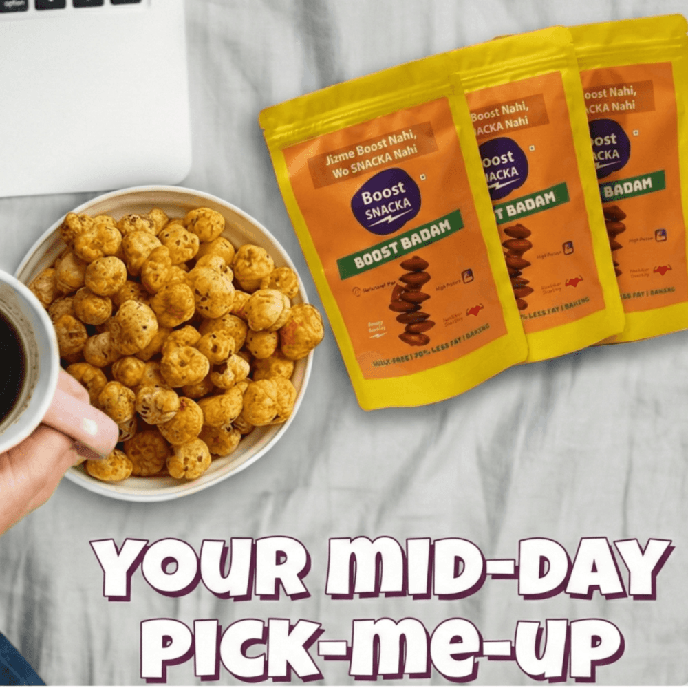 BOOST BADAM – Healthy Roasted Badam Super Saver 3 Combo 2 BOOST BADAM COMBO 2