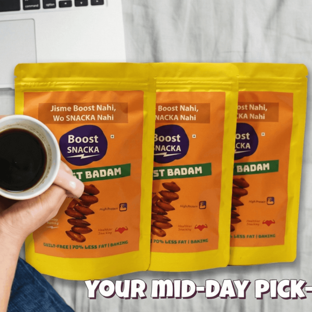 BOOST BADAM – Healthy Roasted Badam Super Saver 3 Combo 3 BOOST BADAM COMBO 3