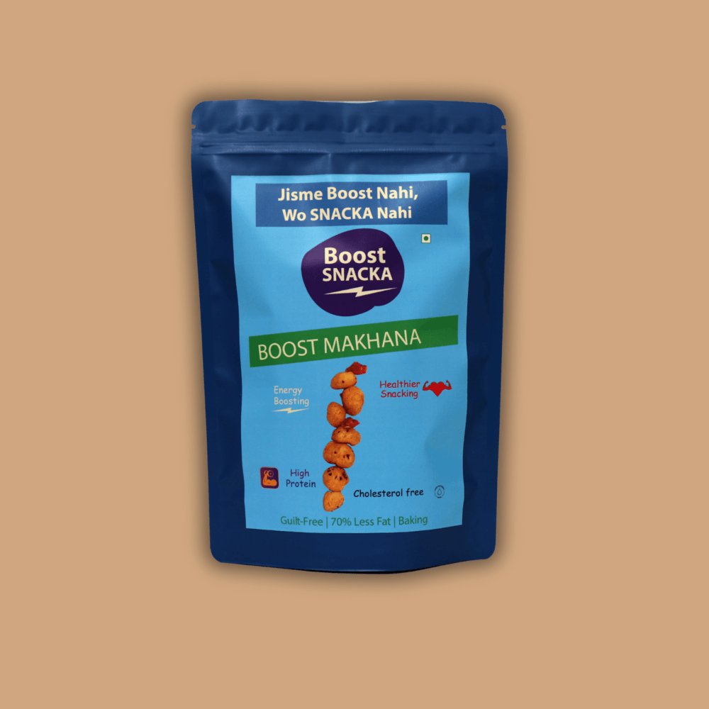 BOOST MAKHANA | Roasted Fox Nuts (Makhana) Snack – Light & Healthy